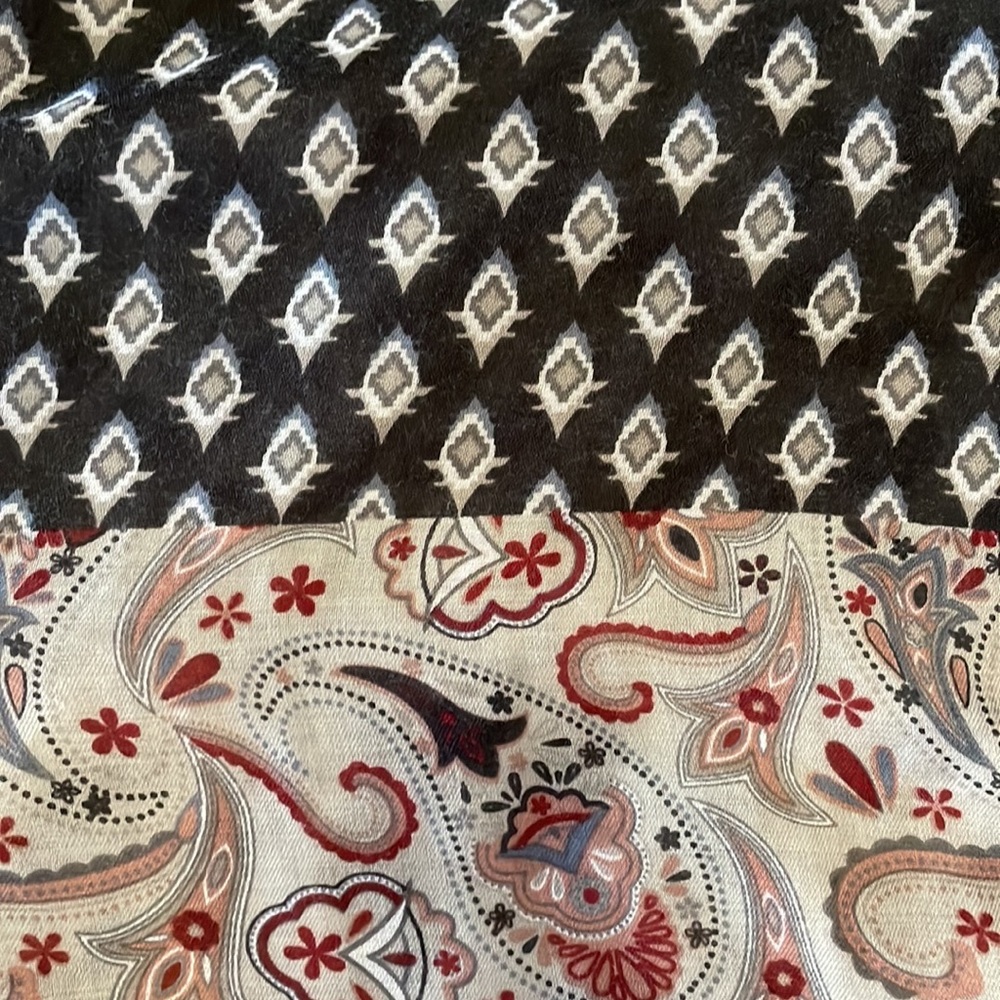 Paisley Multi-print Rectangle Scarf - Picture 8 of 9